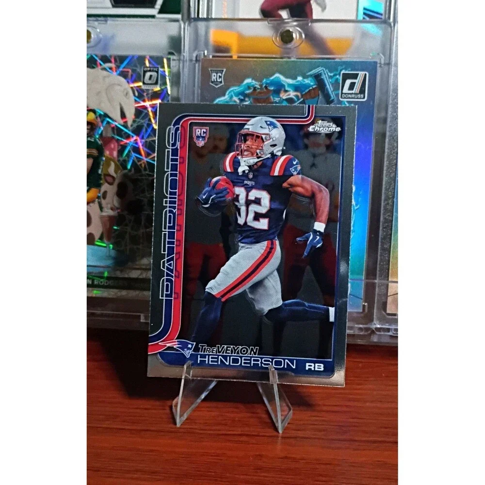 2025 Topps Chrome - Rookies TreVeyon Henderson #328 (RC)